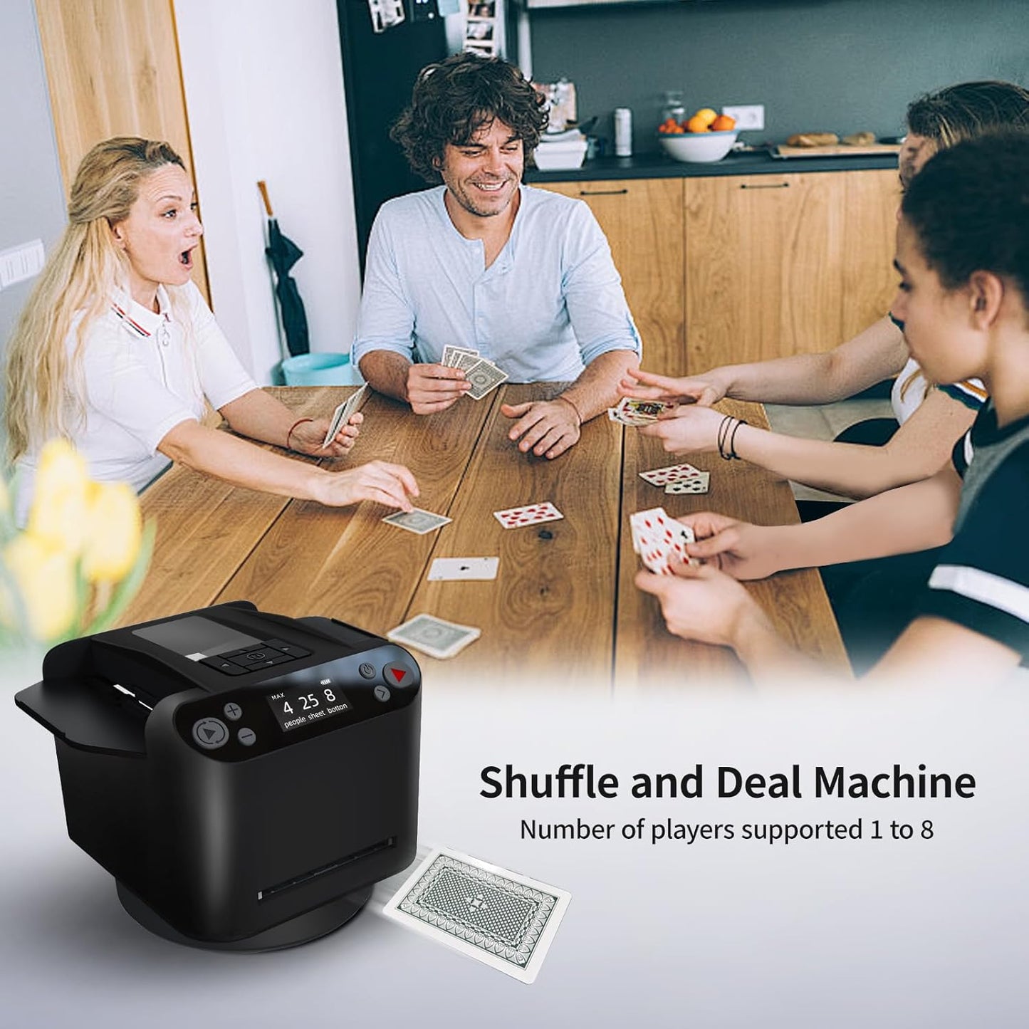 AI Card Shuffler + Distributer (Automatic) - TipsyTap