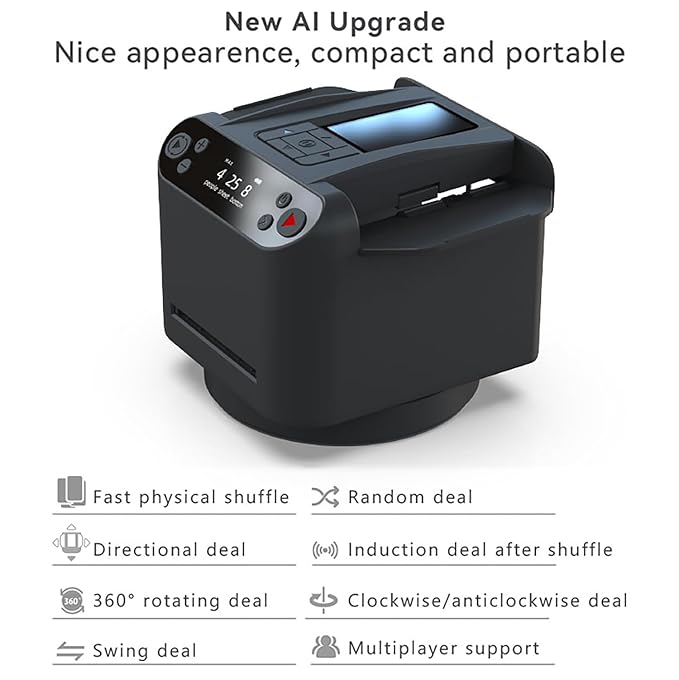 AI Card Shuffler + Distributer (Automatic) - TipsyTap