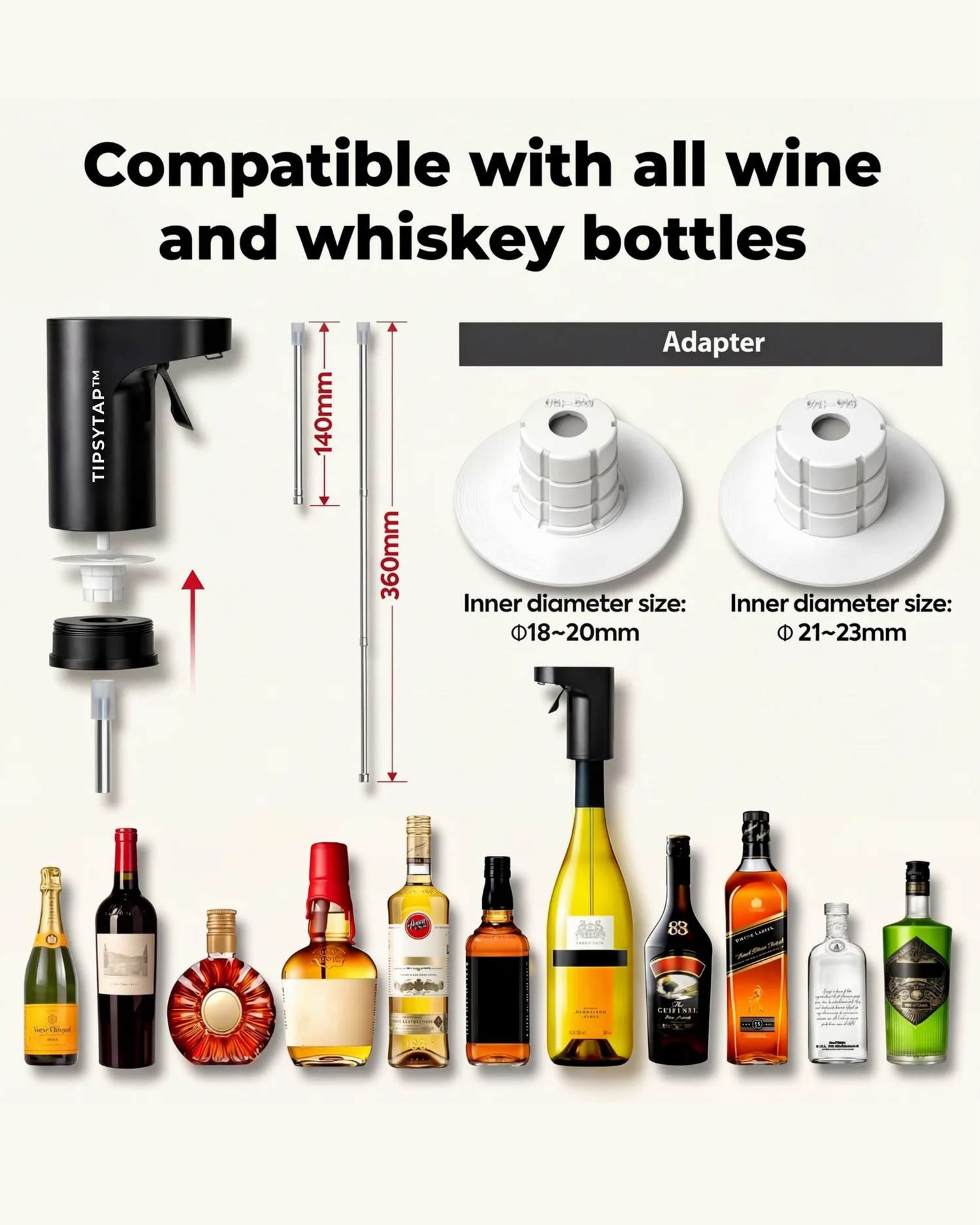 TipsyTap Smart Whiskey Dispenser