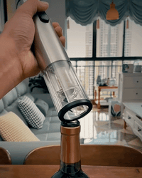 Electric Wine Opener Set (Wine Pourer, Vacuum Stopper, Foil Cutter & Stand).