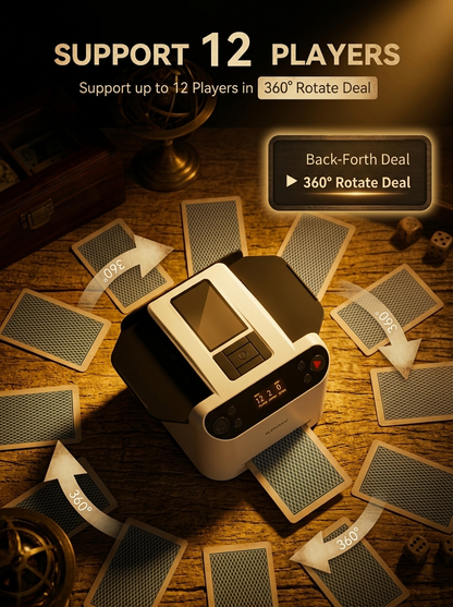 2-in-1 Card Shuffler & Dealer