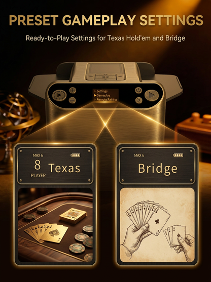2-in-1 Card Shuffler & Dealer