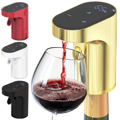 TipsyTap smart wine and whiskey dispenser in gold colour