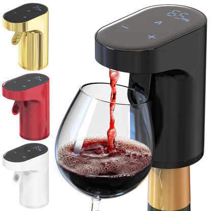 TipsyTap smart wine and whiskey dispenser in black colour