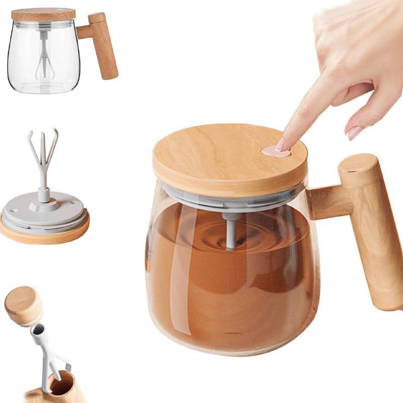 Automatic Self Stirring Coffee Mug 400ml | Electric Mixing Mug with Handle