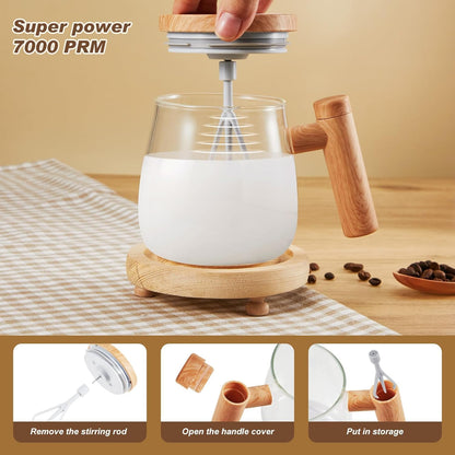 Automatic Self Stirring Coffee Mug 400ml | Electric Mixing Mug with Handle